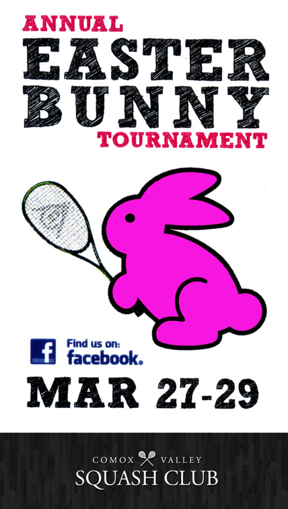 2015 Easter Bunny at Comox Squash Club