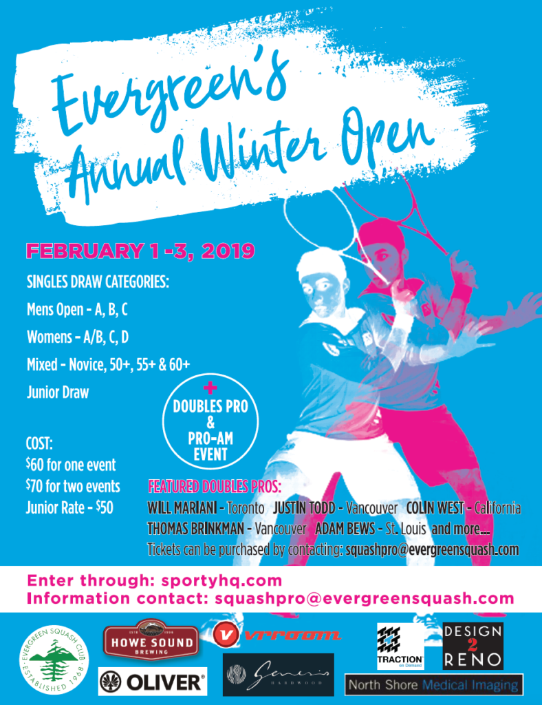 2019 Evergreen Winter Open